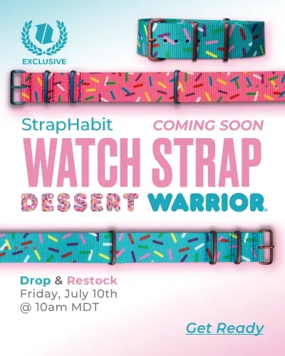 StrapHabit Watch Straps Dessert Warrior - Coming soon!